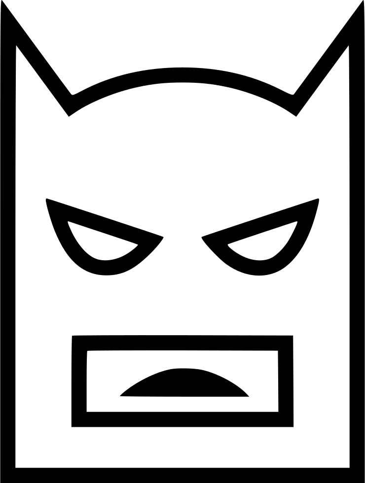 Lego Batman Bat Mask Video Gaming Comments - Batman Lego Head Transparent (740x980)