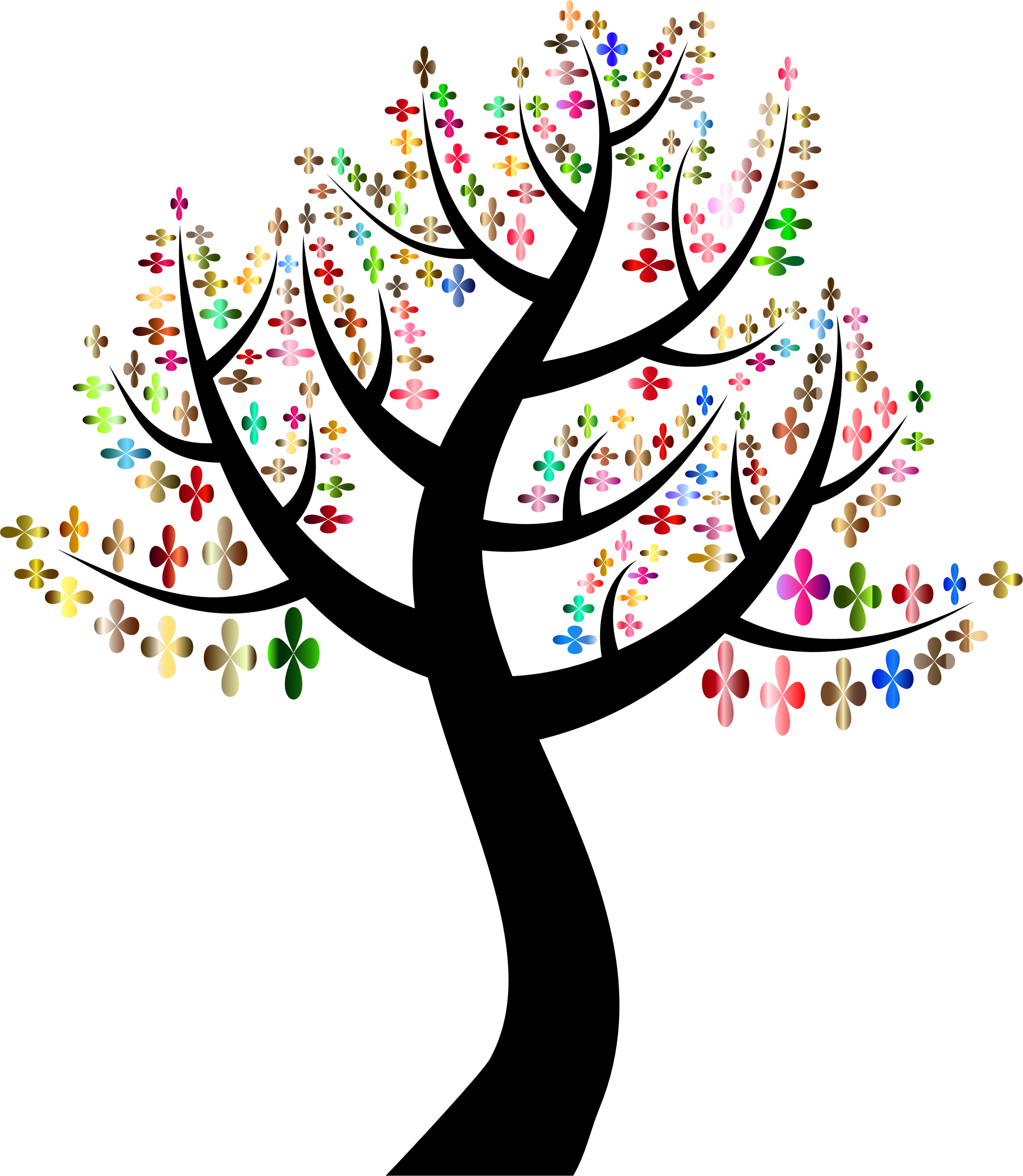 Big Image - Tree With Colorful Leaves (2003x2303)