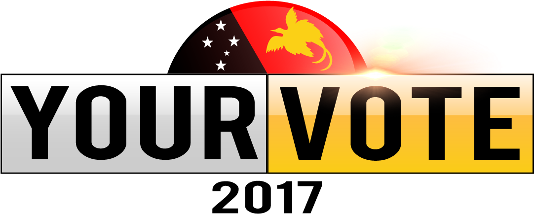 Your Vote 2017 Is Emtv's Special News Production Presenting - Papua New Guinea Flag (1219x441)