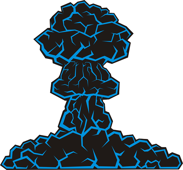 Mushroom Cloud, Atomic Bomb, Boom, Cloud - Mushroom Cloud Clip Art (640x597)