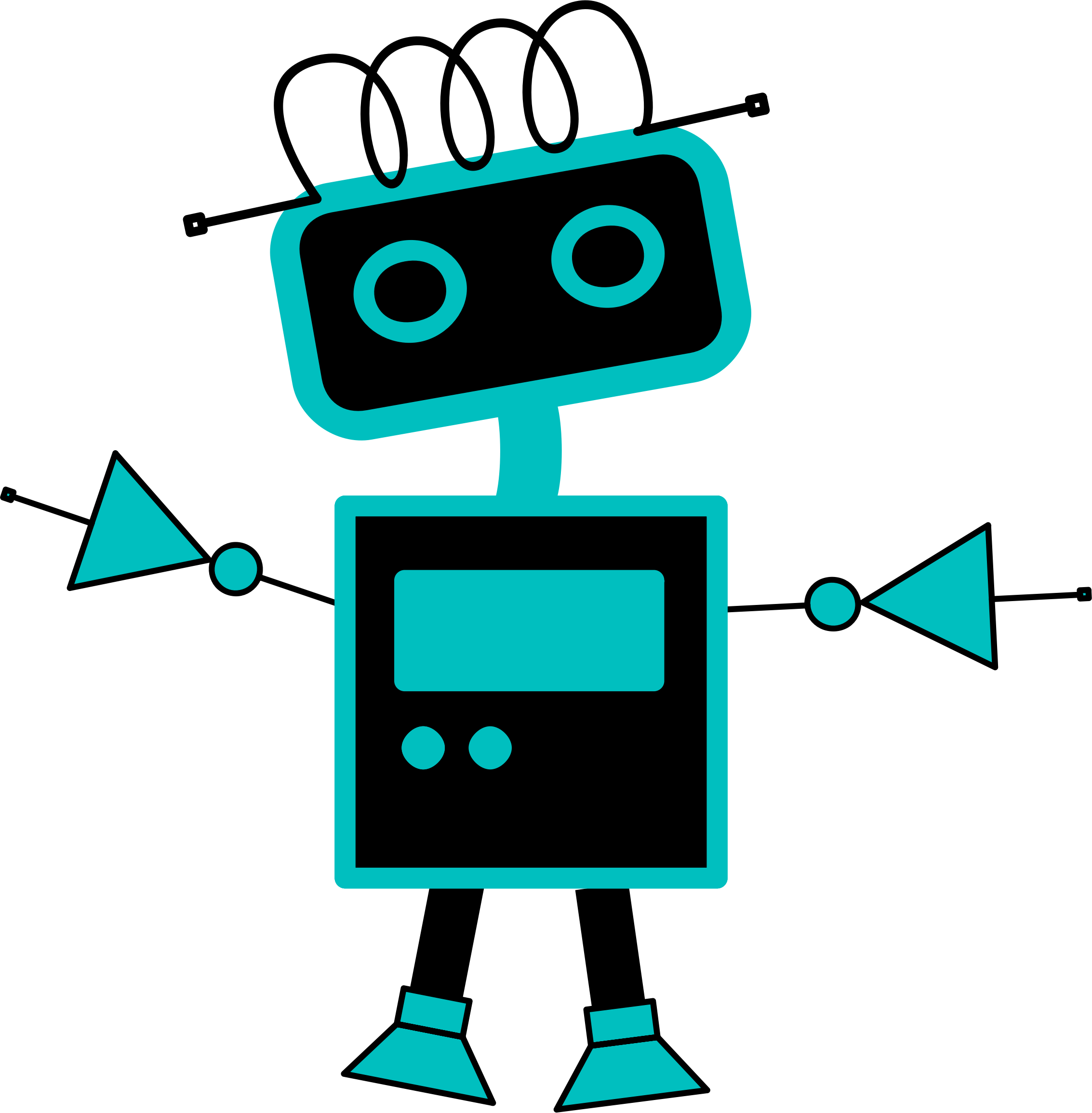 Geek - Geek Clipart Png (2266x2309)