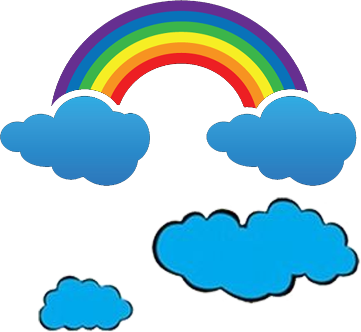 Rainbow Cartoon Animation Icon - Rainbow Cartoon Animation Icon (724x666)