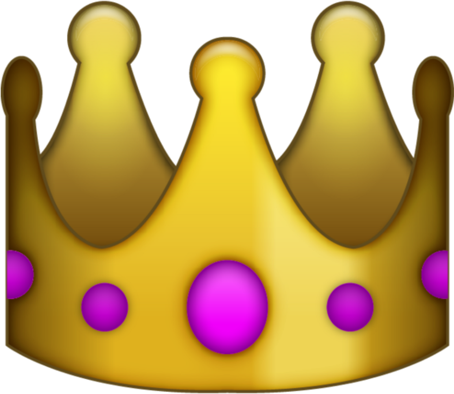 Crown Corona Emoji Reina Rey Queen King - Crown Emoji Png (1024x1024)