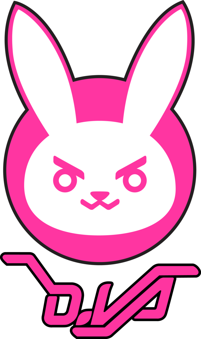 Dva Bunny Logo By Deeptriviality - Dva Bunny (689x1161)
