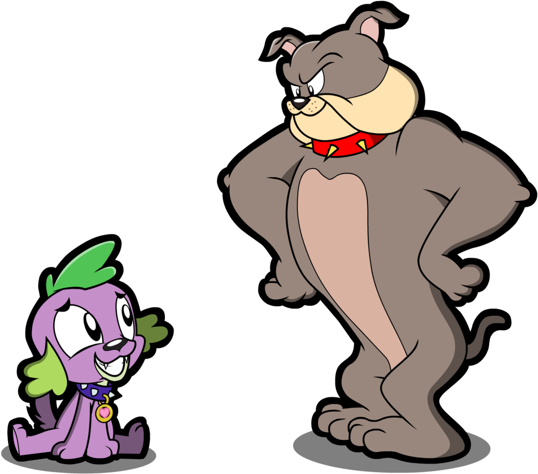 Kingtoby19, Duo, Equestria Girls, Grin, Hands On - Tom And Jerry Spike (1133x1024)