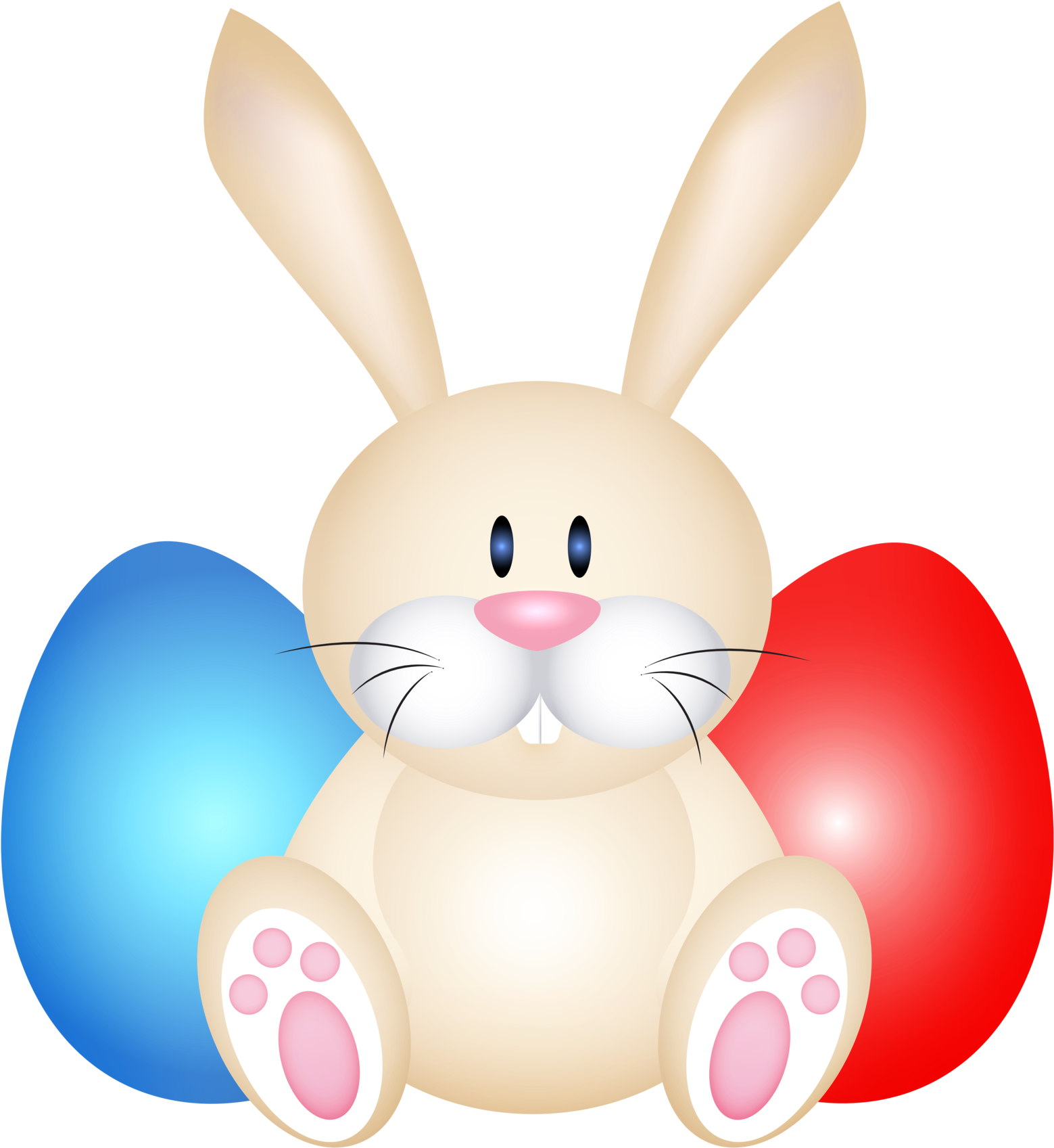 Easter Bunny Domestic Rabbit Clip Art - Easter Bunny Domestic Rabbit Clip Art (6230x6782)