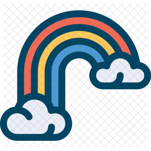 Rainbow Icon Icon Cartoon Royalty Free Vector Image - Sky Icon Png (512x512)