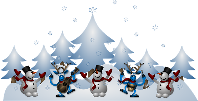 87 Free Images Of Snowmen - Season Greeting Png (668x340)