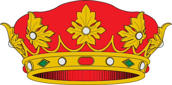 Corona De Grande De España - Escudo De Calaceite (550x271)