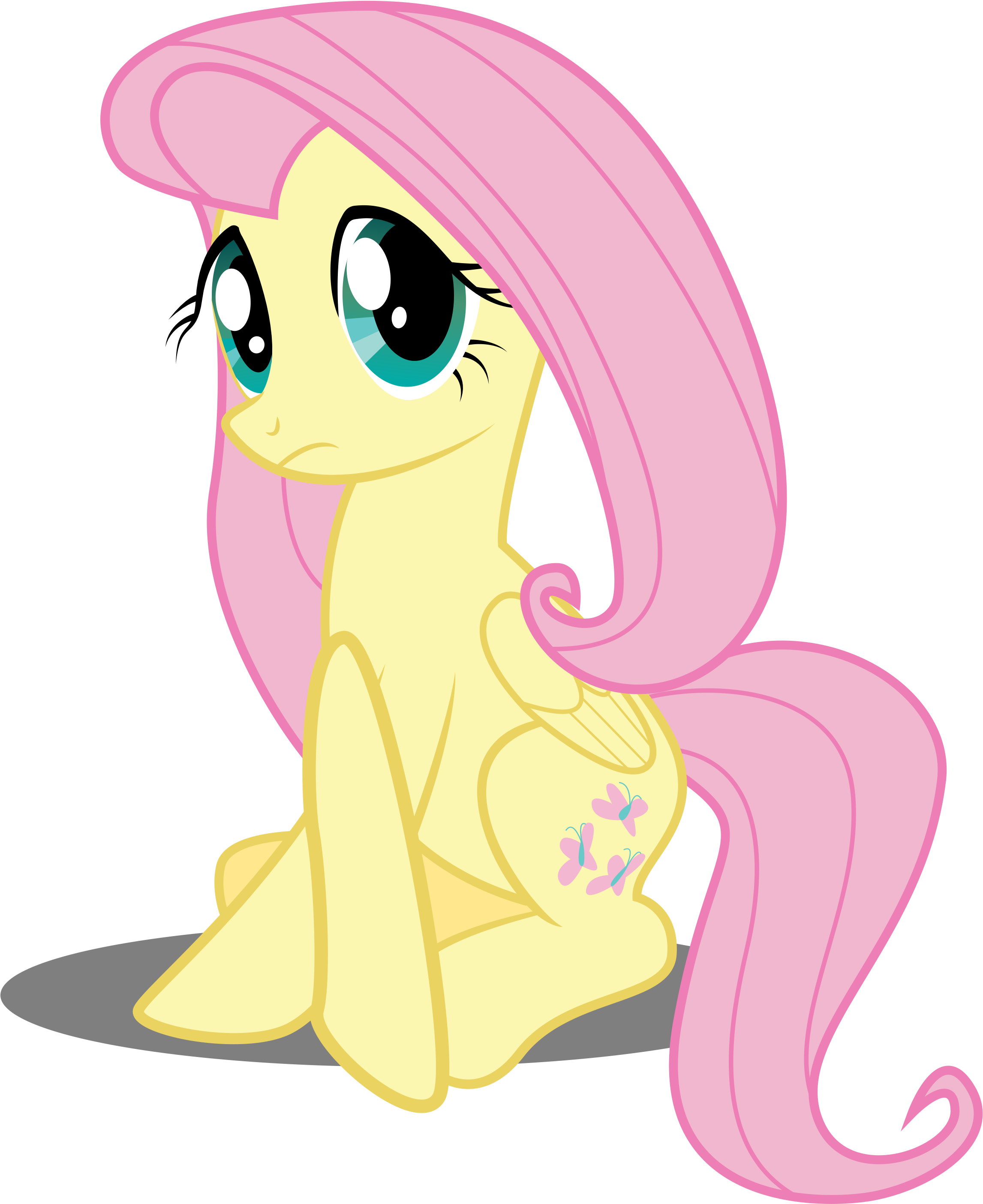 Spellboundcanvas Fluttershy - Cartoon (2355x2861)