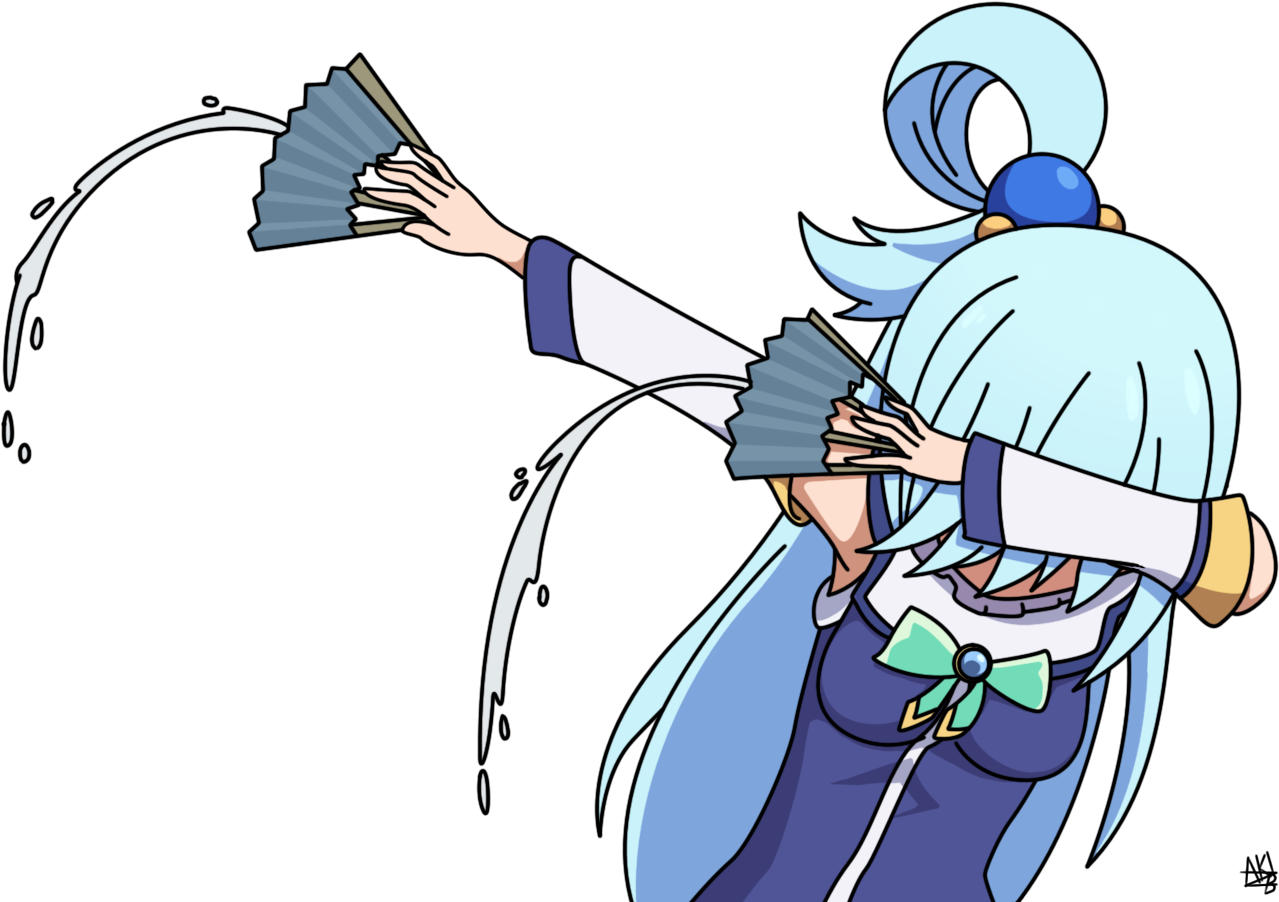 Mediai'm - Konosuba Aqua Emote (1412x939)
