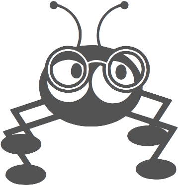 [title Image Shows A Glyph Of One Of His Free Fonts - Animated Gif Bug (488x464)