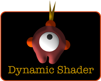 Dynamic Shader Logo - Fifty Shades Of Red White And Blue (512x393)