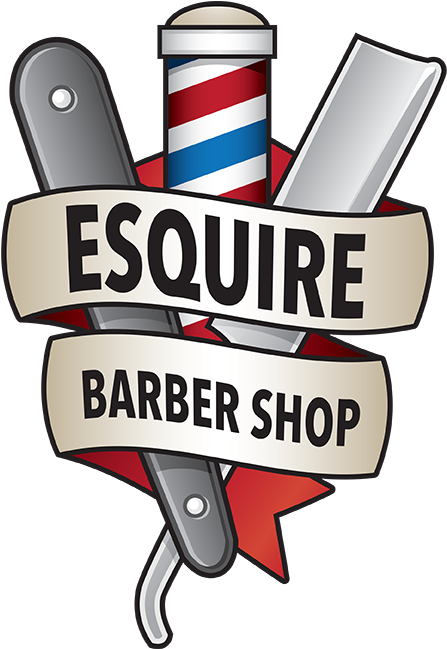 Esquire Barbershop Logo - Barber Shop (612x792)