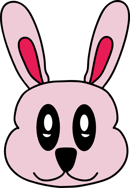 Easter Bunny Domestic Rabbit Roger Rabbit Clip Art - وجه أرنب (512x738)