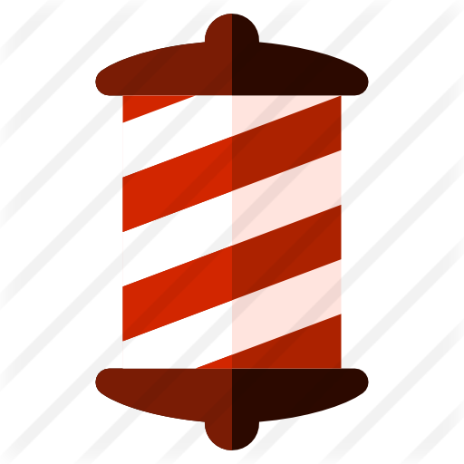 Barbershop Pole - Illustration (512x512)