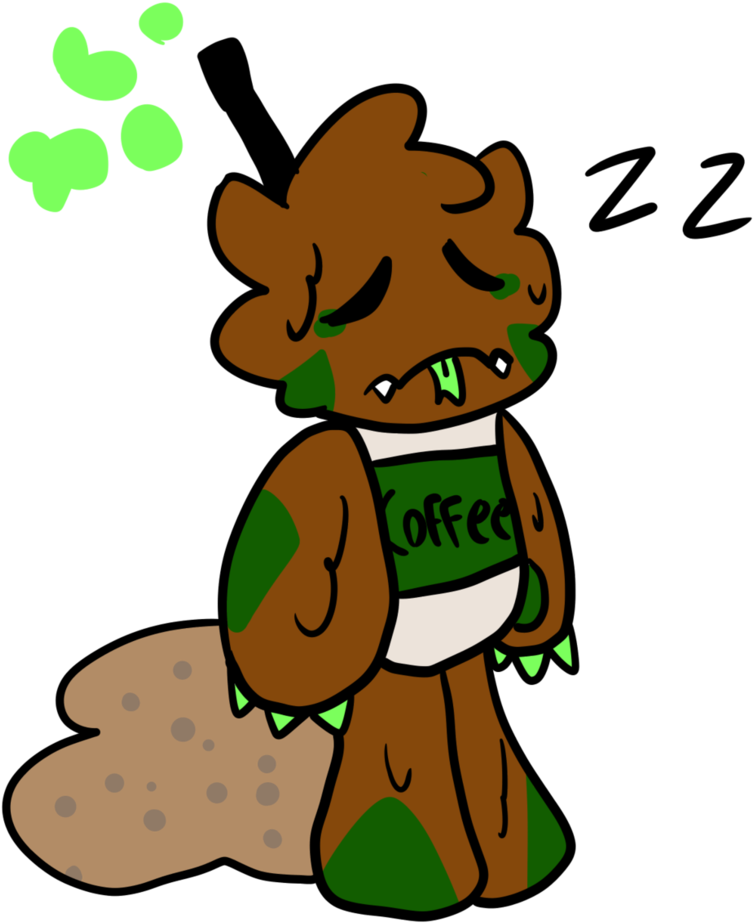 Ekitai Decaf Coffee Adopt (closed) By Trashmakes-adopts - Cartoon (774x1032)