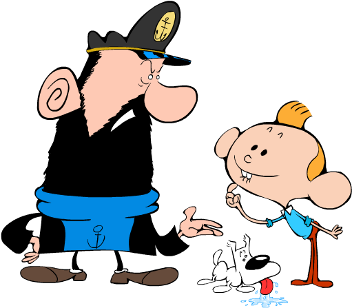 Tintin As Flapjack Captain Haddock As Captain K´nuckles - October 29 (554x474)