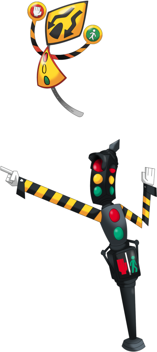 Trash, Ice Cones, Keys, Now Traffic Signs By That-one - Trash Fakemon (681x1173)