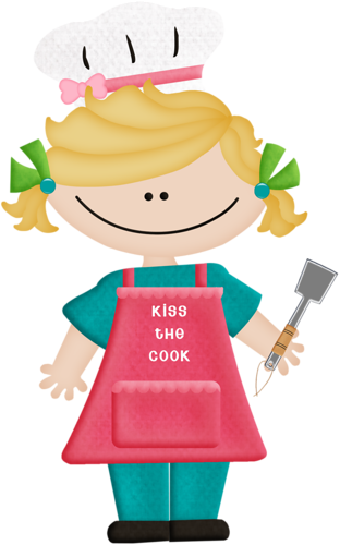 *✿**✿*voy A Ser*✿**✿* - Two Girls Playing Cooking At The Backyard Clip Art (312x500)