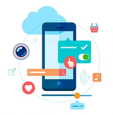 Progressive Web App Development Usa - Mobile App Vector Png (440x450)