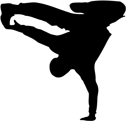 I Am A B Boy Girl - Hip Hop Silhouette (424x600)