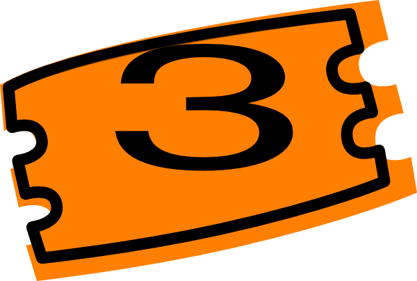 3 Ticket Clip Art At Clker Com Vector Clip Art Online - Ticket Clipart (600x404)