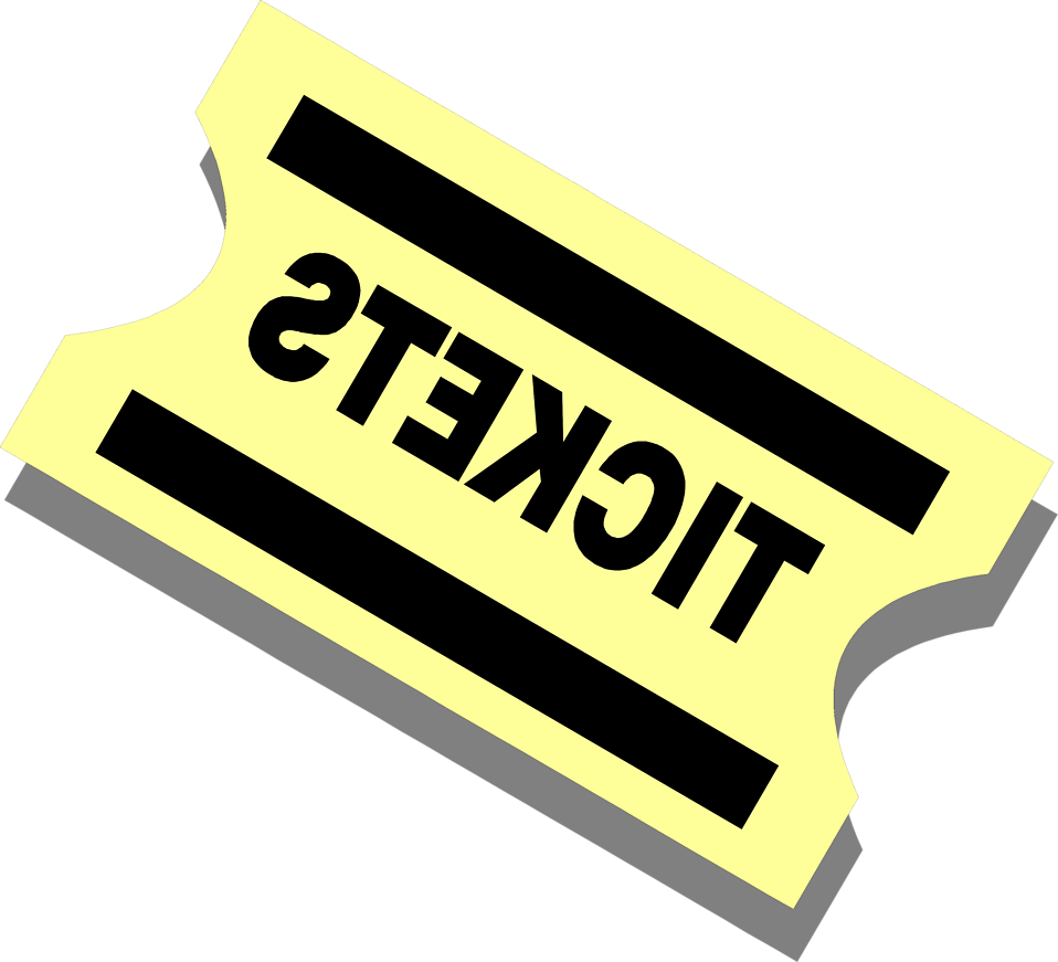 Free Raffle Ticket Clip Art - Clip Art (958x871)