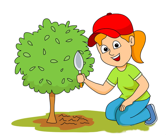 Taking Care Of Plants Clipart (550x451)