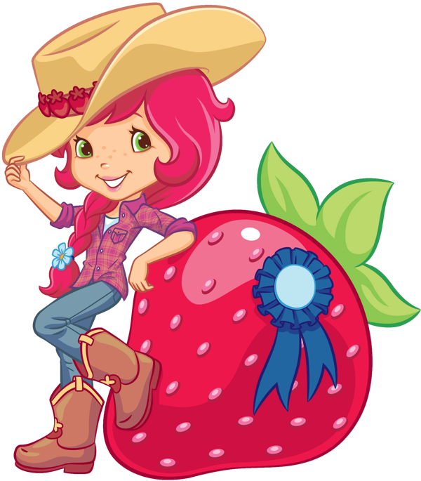 Tube Charlotte Aux Fraises - Nmero A Nmero. Tarta De Fresa [book] (600x685)