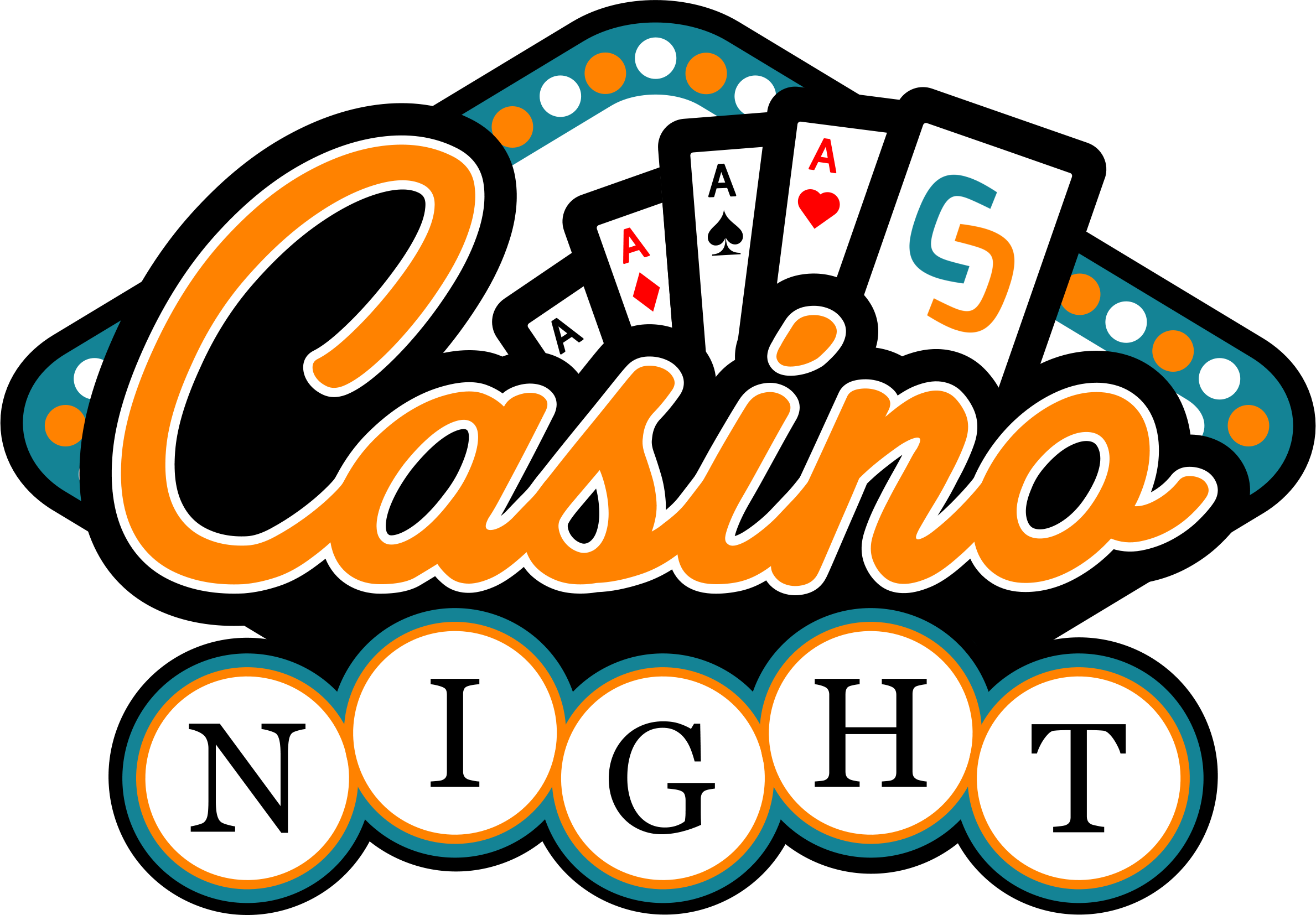 Stateline Casino Casino Night Clip Art - Casino Night Clipart (2378x1654)