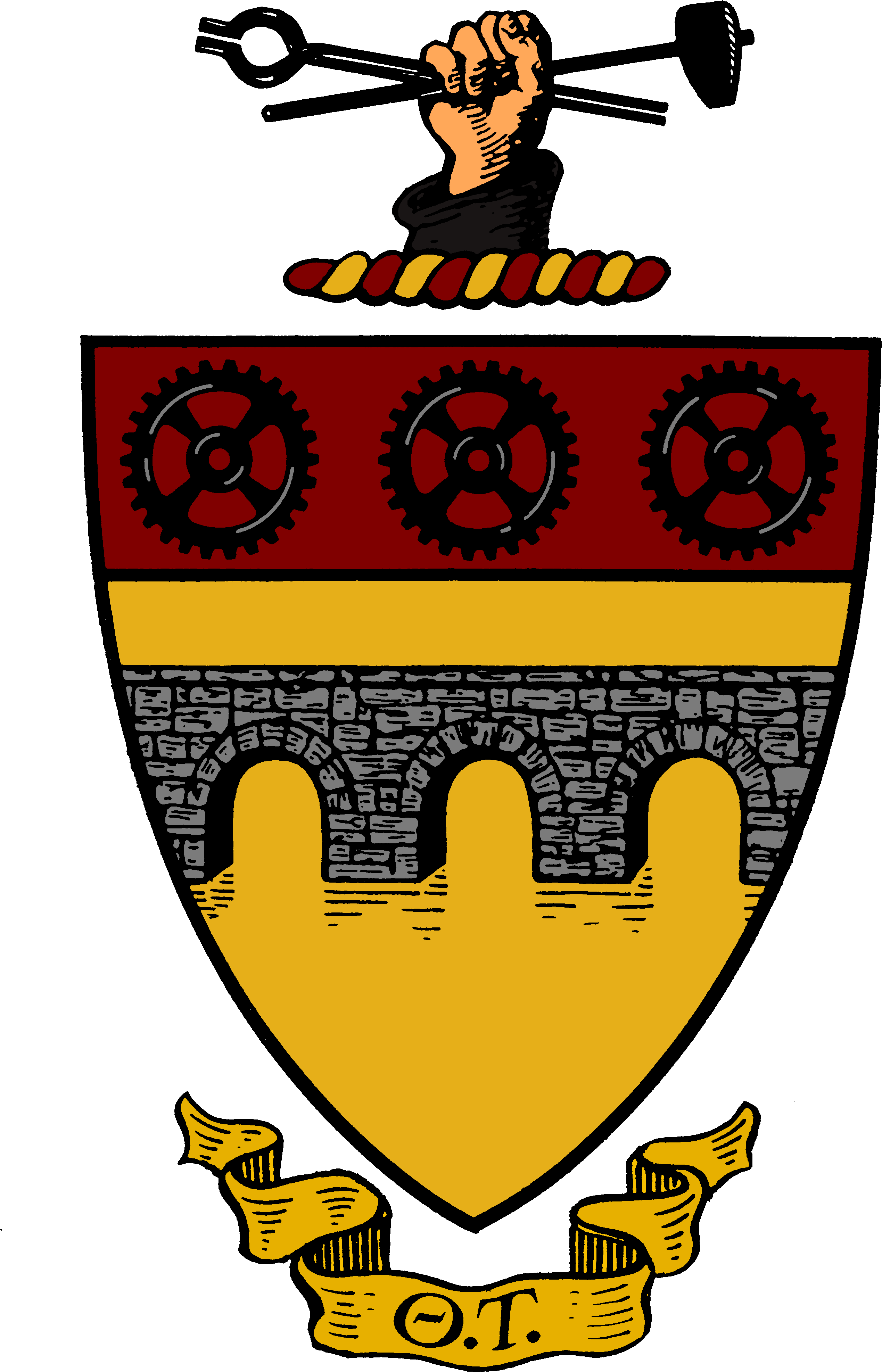 Surprising National Honor Society Logo Clip Art Medium - Theta Tau Coat Of Arms (3003x4202)