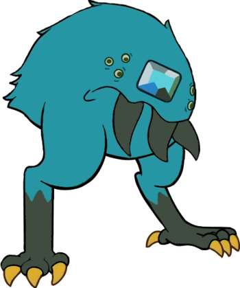 Tongue Monster - Steven Universe Corrupted Gems (350x419)