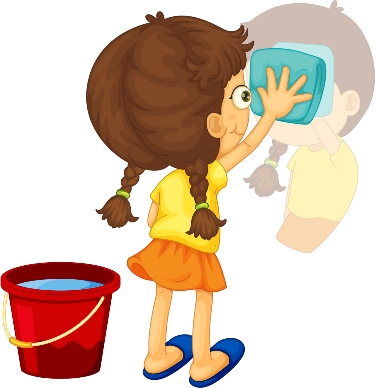 Яндекс - Фотки - Cartoon Bucket Of Water (1242x1280)