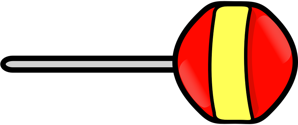 Red Lollipop Clip Art At Vector Clip Art - Slikkepinde Png (960x480)
