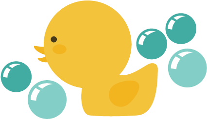 It Was A Gorgeous November Day Here In Green Tree And - Duck Bubble Bath Clipart (432x416)