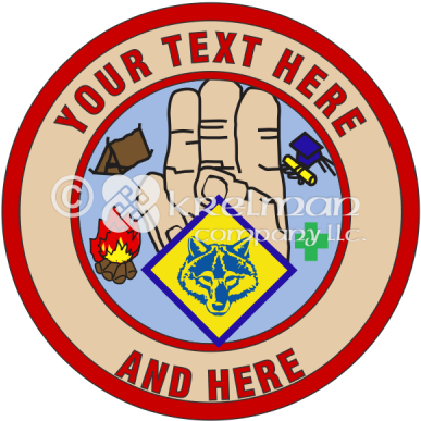 Pin Cub Scout Symbol Clip Art - Operation Southern Watch Patch (400x400)