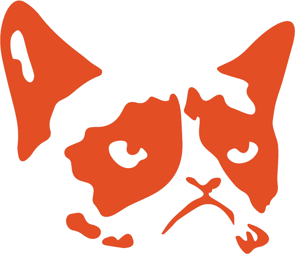 Grumpy Cat - Grumpy Cat Black And White (1024x1024)