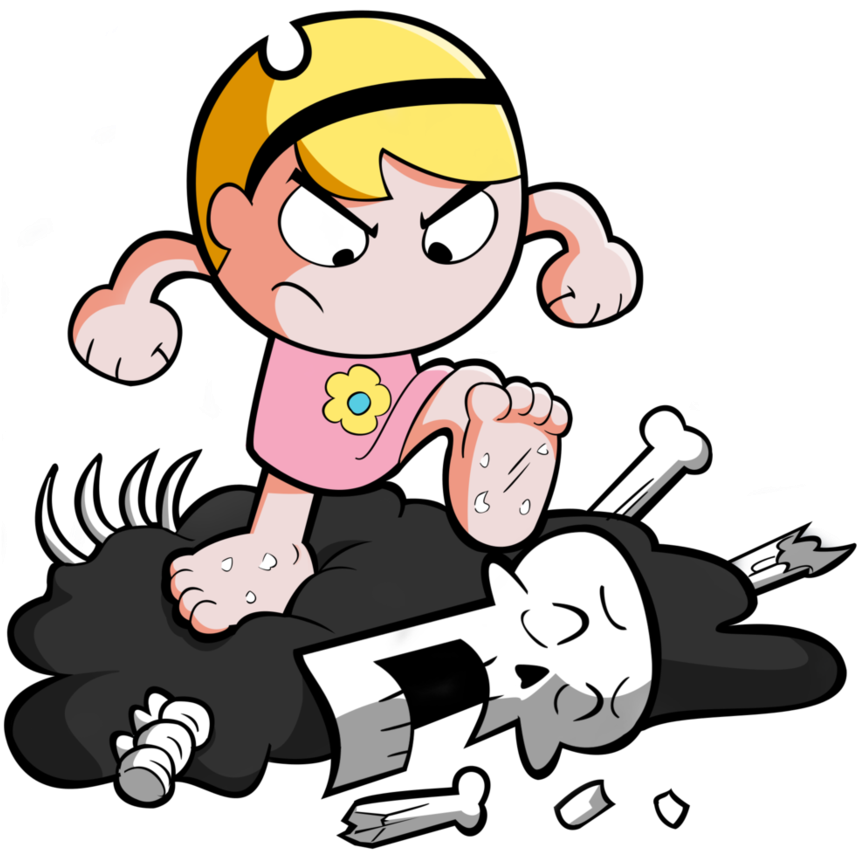 Mandy Vs Grim By Waffengrunt - Grim Adventures Of Billy And Mandy Mandy Sto...