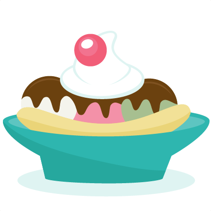 28 Collection Of Banana Split Clipart Free - Banana Split Clip Art (432x432)