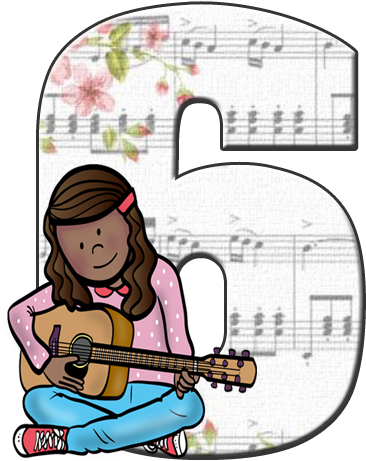 Teen Kids Playing Guitar Clip Art Features 6 Items - Cartoon (416x500)