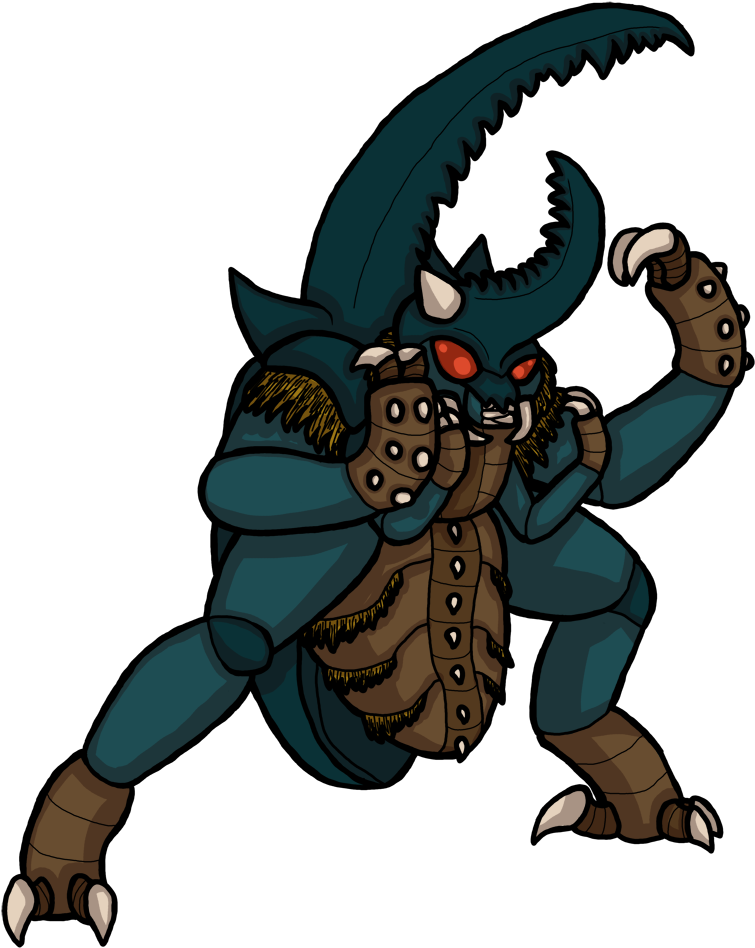 Atom Kaiju File - Cartoon (875x1000)