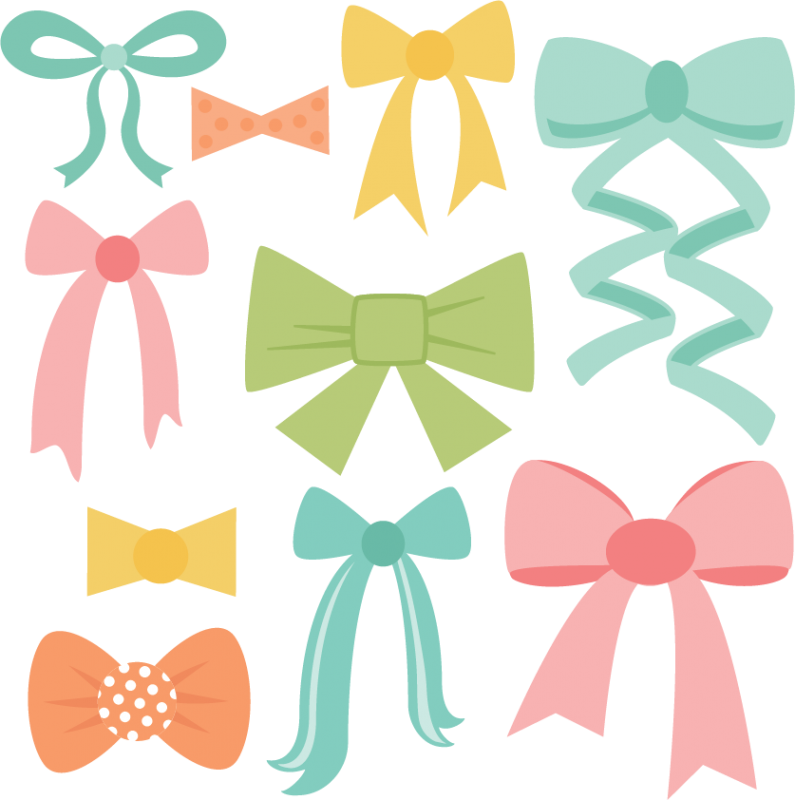 Bow Set Svg Cut Files Bow Svg Files Ribbon Svg Cuts - Free Bow Cut File (795x800)