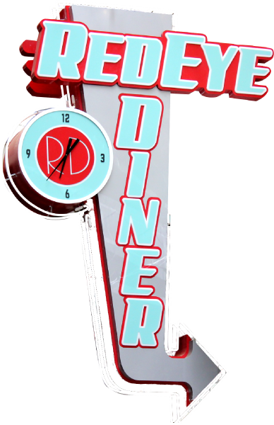 Redeye Diner Charlotte Icon - Clock (388x600)