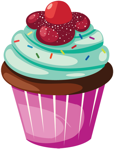 Cupcake Icon - Cupcake Vintage Vector Png (512x512)