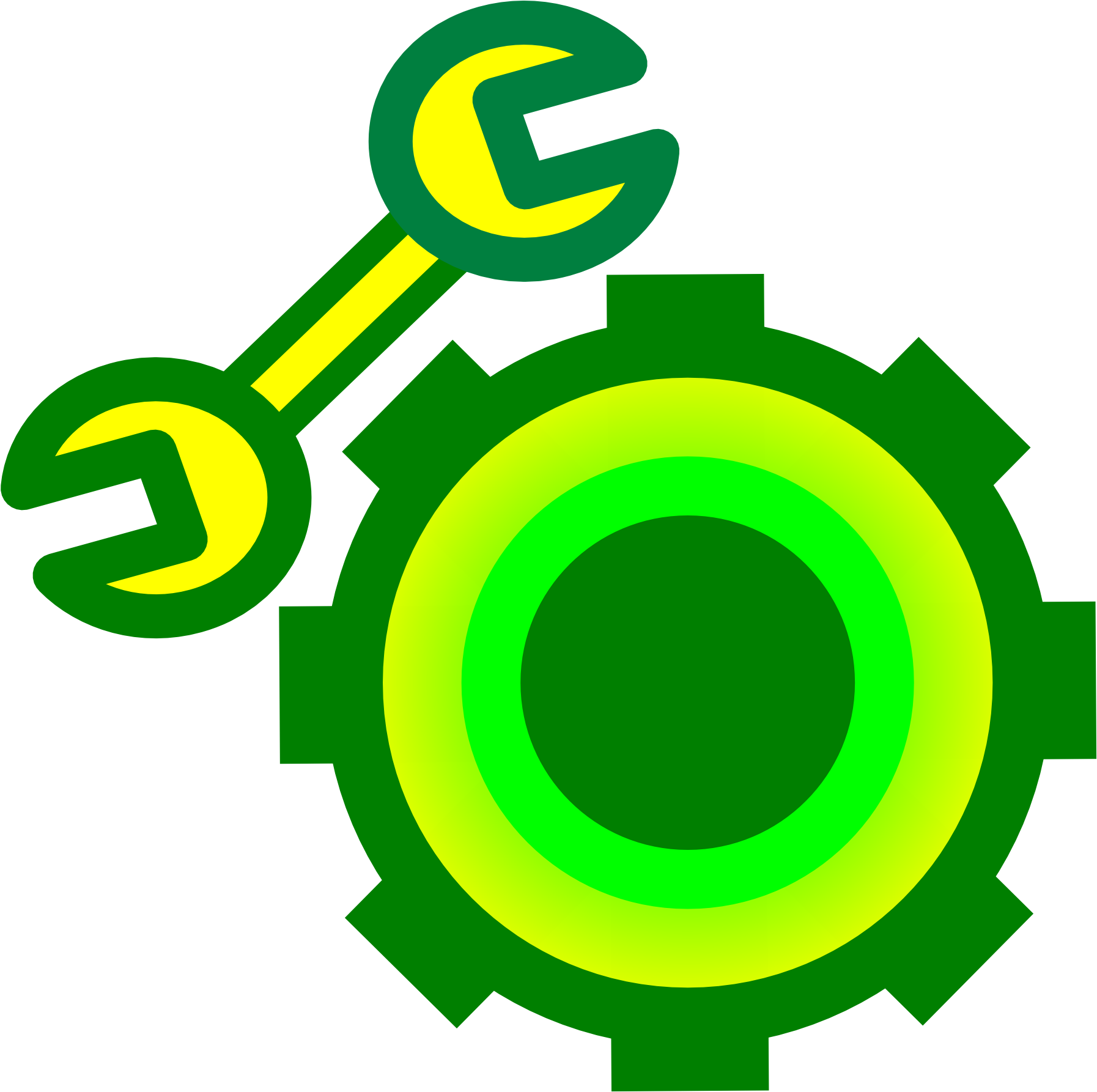 Clip Art - Gear Wrench - Clip Art - Gear Wrench (1920x1912)
