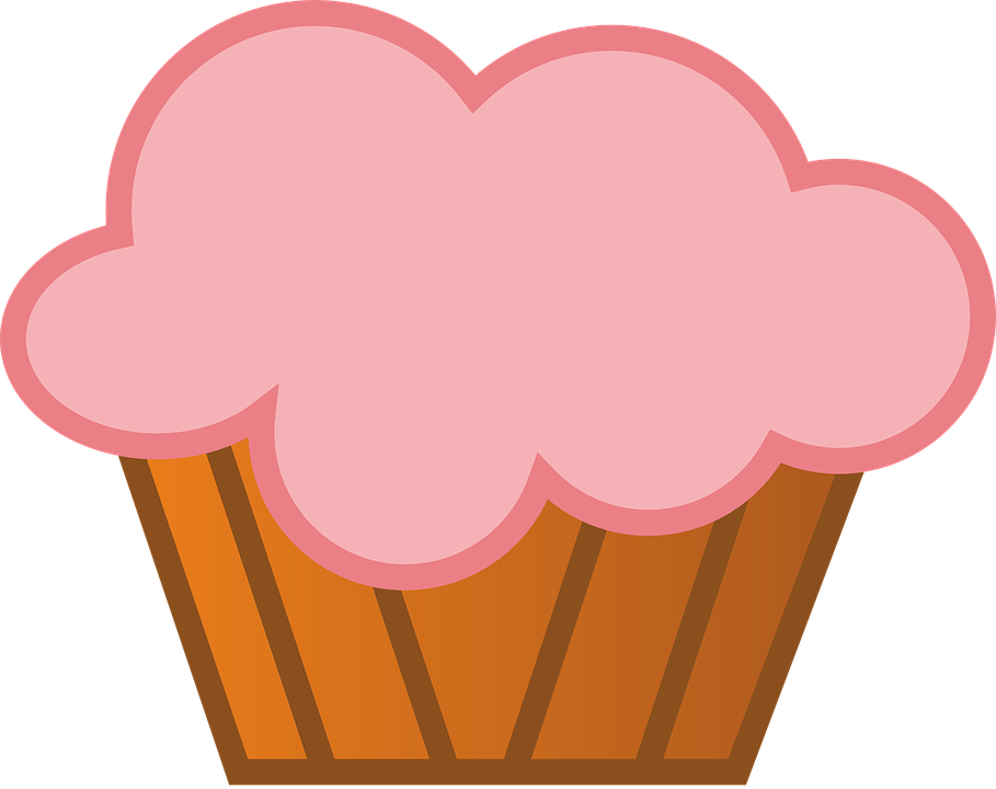 Cartoon Cupcakes Clipart 26, - Dessert (909x720)