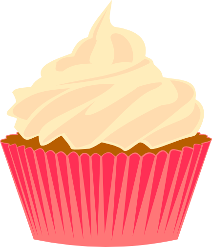 Realistic Cupcake By Themisstaked - Cupcake (434x504)