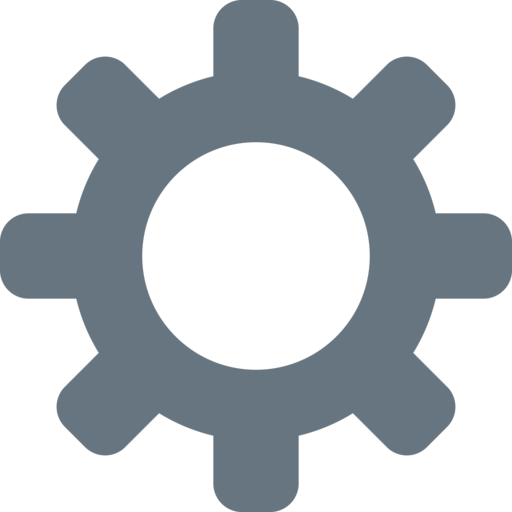 Twitter - Gear Settings Icon Png (512x512)