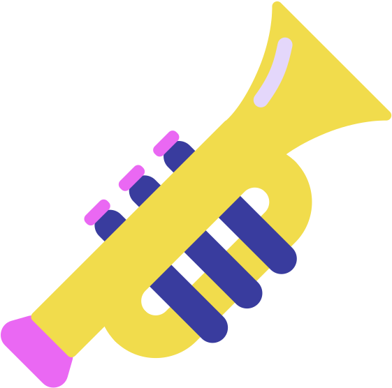 U 1 F 3 Ba Trumpet - Illustration (568x568)